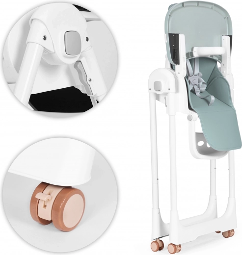 Πτυσσόμενη κατασκευή και ασφαλείς τροχοί