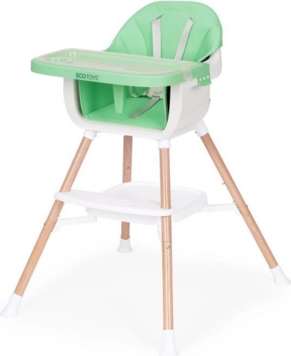 2 σε 1: ψηλή καρέκλα και ταξιδιωτικό καθισματάκι