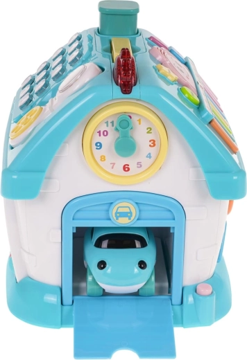 Γκαράζ με ανασυρόμενη πόρτα και ρολόι