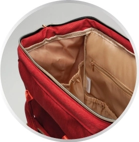 Πρακτική οργάνωση και αδιάβροχη τσέπη