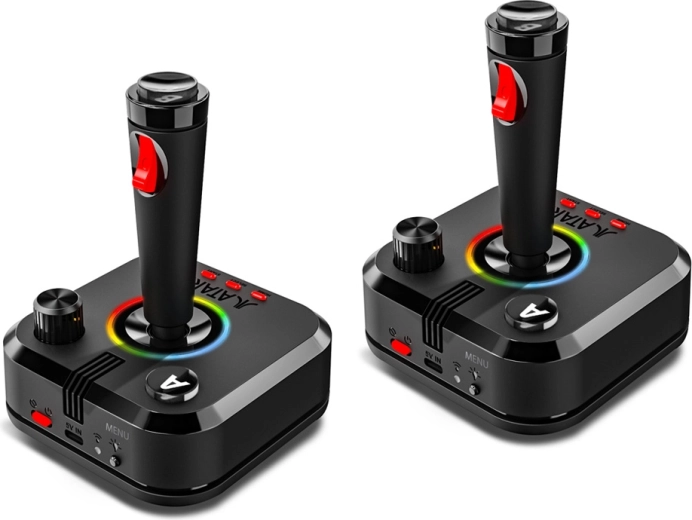 Δύο ασύρματα joysticks με paddle controllers