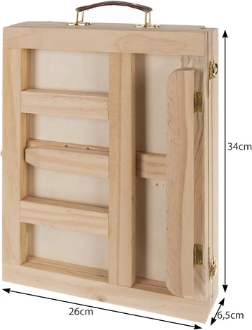 Πρακτικό βαλιτσάκι με ξύλινη κατασκευή