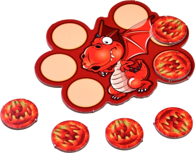 Χαρούμενος σχεδιασμός με δράκο