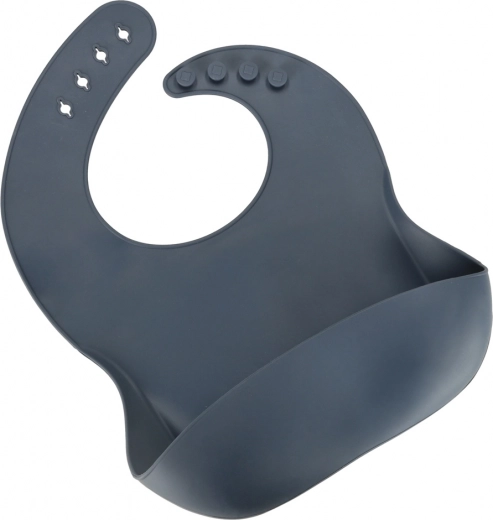 Σαλιάρα σιλικόνης με τσέπη κατά της ακαταστασίας