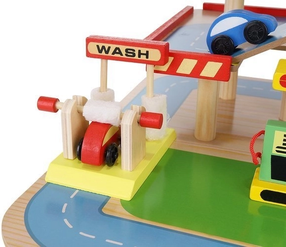 Ρεαλιστικά αξεσουάρ: πλυντήριο, βενζινάδικο, ταμείο