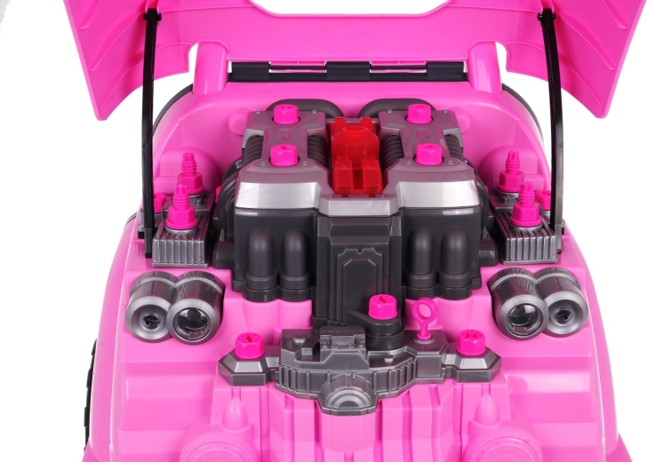 Αποσυναρμολογούμενος κινητήρας κάτω από το καπό