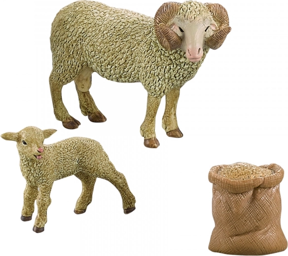 Σετ με κριάρι, αρνάκι και σακί