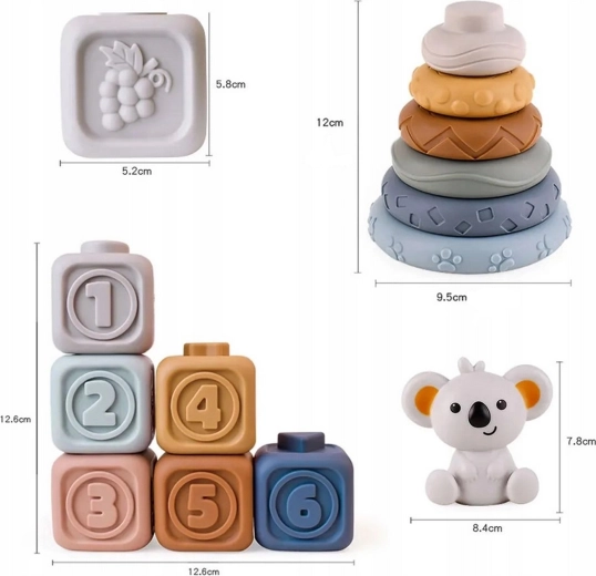 Χαριτωμένο μοτίβο κοάλα και παστέλ χρώματα