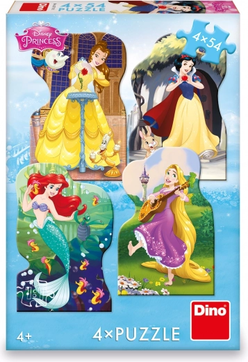 Αγαπημένες πριγκίπισσες DISNEY σε 4 παζλ