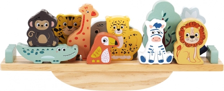 Χαριτωμένα ζωάκια σαφάρι σε ζωηρά χρώματα