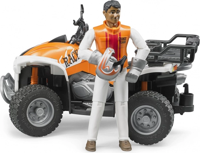 Λεπτομερής φιγούρα οδηγού με εξοπλισμό προστασίας