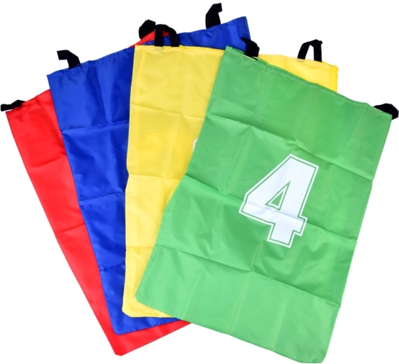 Πολύχρωμα σακιά για κουτσό με χειρολαβές για σίγουρο ξεκίνημα