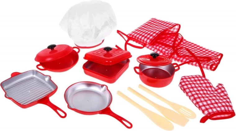 Μεταλλικές κατσαρόλες και τηγάνια για ρεαλιστικό παιχνίδι