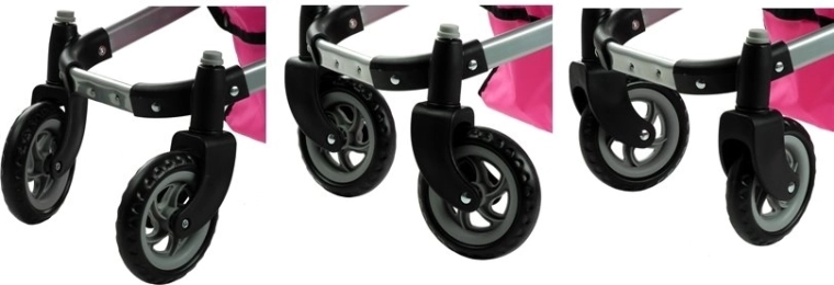 Ομαλός χειρισμός χάρη στους τροχούς 360°