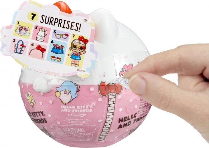 Ξετύλιξε 7 εκπλήξεις στη μπάλα HELLO KITTY
