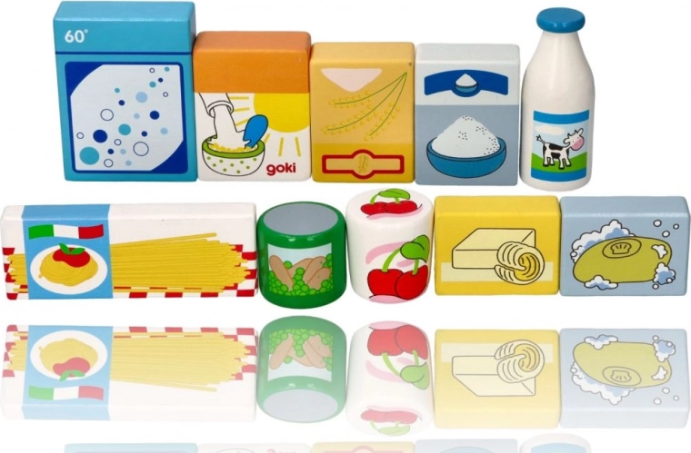 Ρεαλιστικό ξύλινο σετ τροφίμων