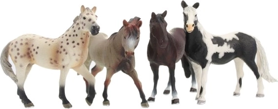 Σετ τεσσάρων αλόγων σε διαφορετικά χρώματα