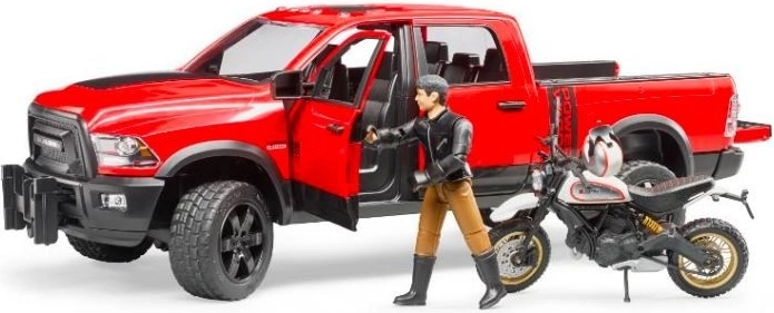 Ρεαλιστικό pick‑up Ram με ανοιγόμενες πόρτες