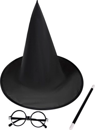 Μυτερό καπέλο και μαγικό ραβδί