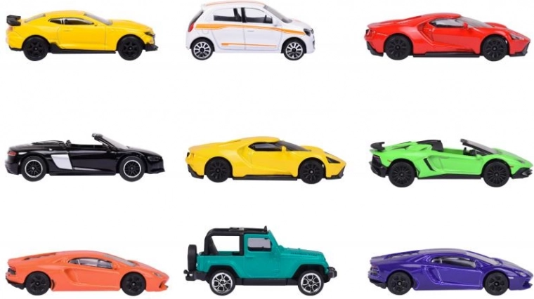 13 αυτοκινητάκια σε ποικίλη σύνθεση