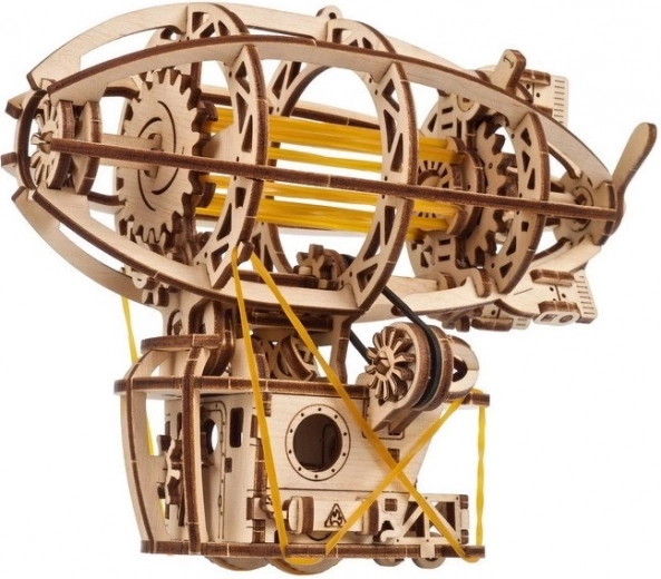 Κομψός steampunk σχεδιασμός από φυσικό ξύλο