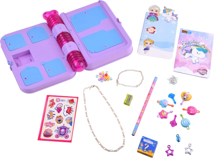 Δημιουργικό σετ με αυτοκόλλητα και κοσμήματα