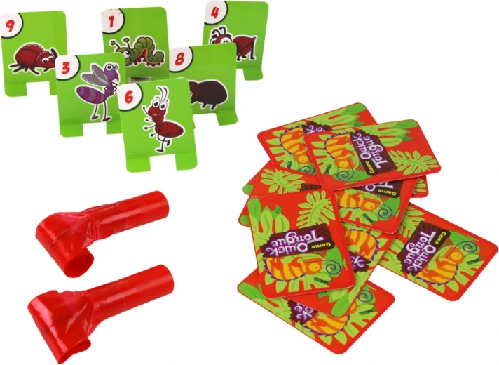 Χρωματιστές κάρτες με έντομα και αριθμούς