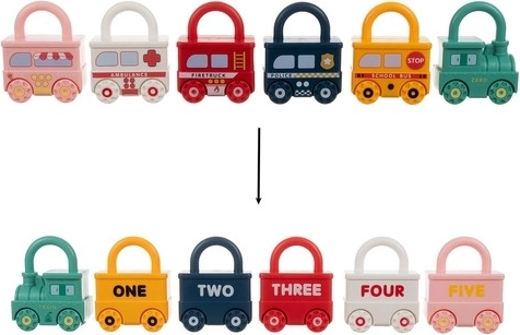 Ένωσέ τα σε ένα μακρύ τρενάκι