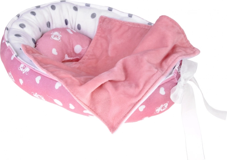 Απαλή φωλίτσα με μαξιλαράκι και κουβερτάκι