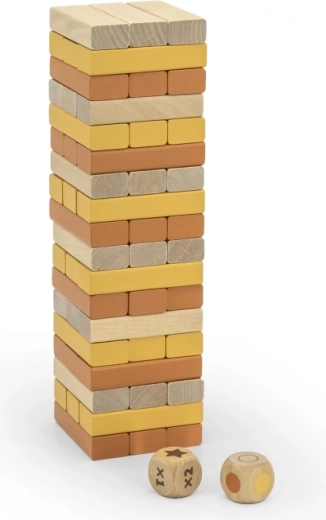 56 ξύλινα τουβλάκια για σταθερές και ψηλές κατασκευές