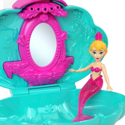 Κομπακτ κοχυλάκι με καθρεφτάκι