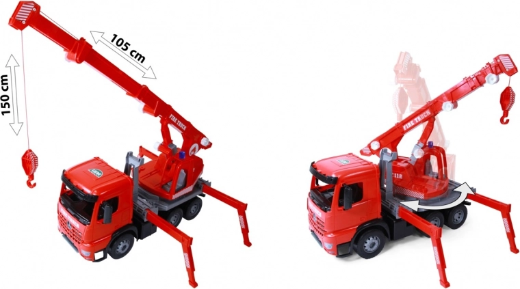 Περιστρεφόμενος και επεκτάσιμος βραχίονας έως 115 cm