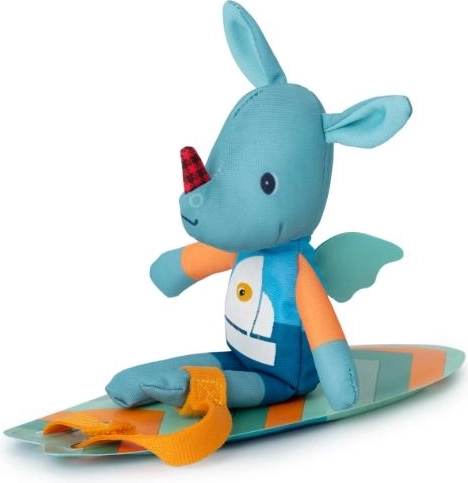 Πολύχρωμος σχεδιασμός και φτερωτή φιγούρα