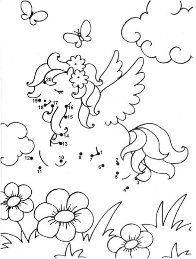 Ένωσε τα σημεία με βάση τους αριθμούς και χρωμάτισε τη μαγική νεράιδα