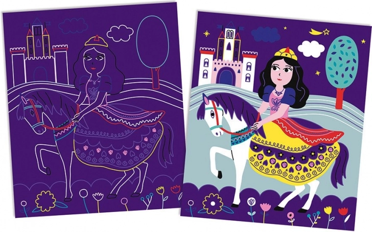 Το ξύσιμο αποκαλύπτει χρώματα και χρυσές λεπτομέρειες