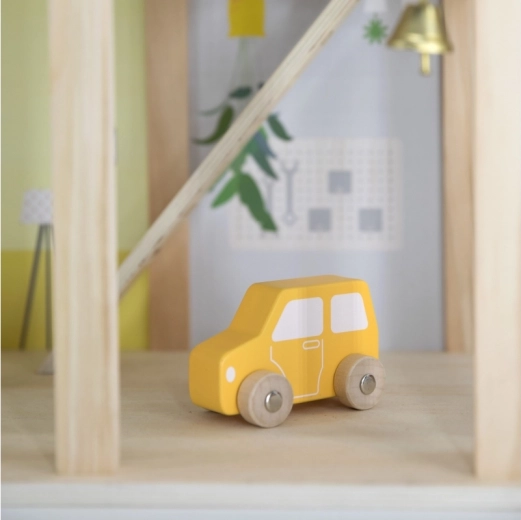 Γκαράζ με αυτοκινητάκι και αξεσουάρ