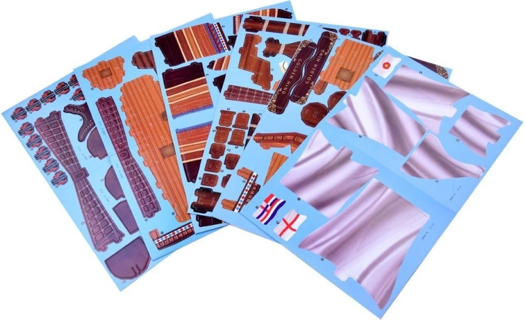 Λεπτομερή φύλλα κομματιών