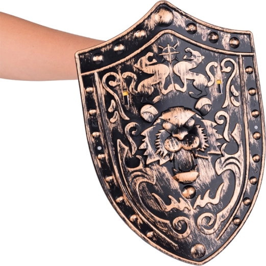 Γενναία μάχη με σπαθί και ασπίδα