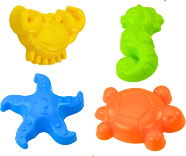 Πολύχρωμα καλουπάκια θαλάσσιων πλασμάτων