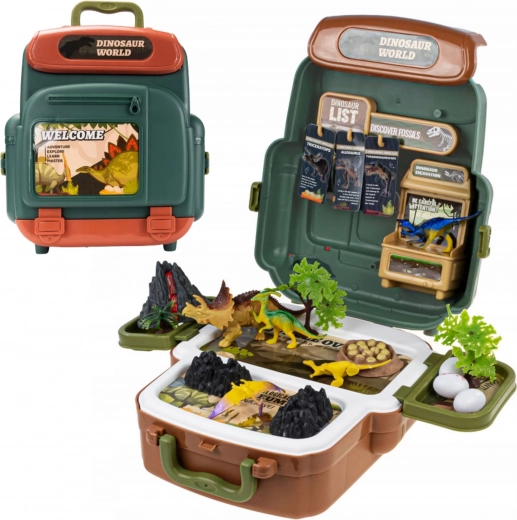 Φορητό βαλιτσάκι 2 σε 1: αποθήκευση και κόσμος παιχνιδιού