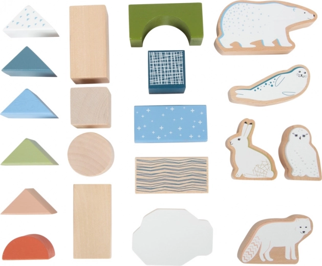 Δημιουργικό χτίσιμο με αρκτικά ζωάκια