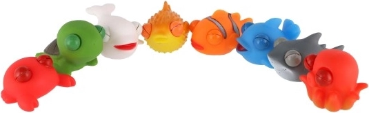 Ποικιλία χαριτωμένων θαλάσσιων πλασμάτων