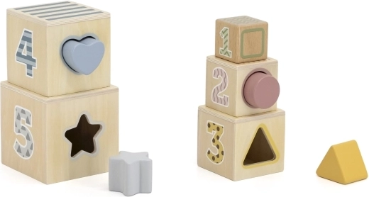 Στοίβαξη κύβων και ταξινόμηση σχημάτων