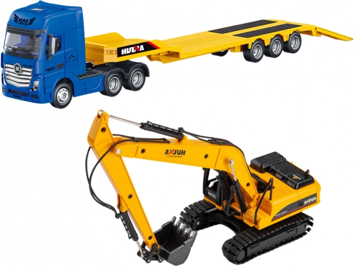 Ρεαλιστικό σετ για μεταφορά μηχανημάτων έργου