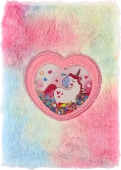 Καρδιόσχημο παραθυράκι με πούλιες και μονόκερο