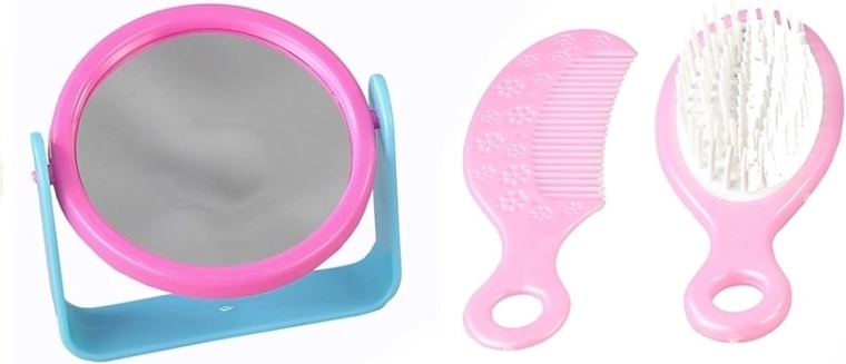 Καθρεφτάκι, βούρτσα και χτένα για καθημερινό styling