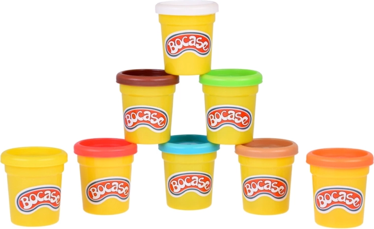 8 χρώματα μαλακής πλαστελίνης