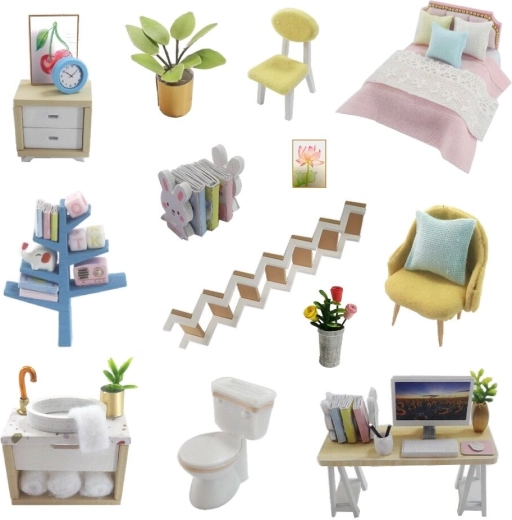 Πλούσιο σετ μινιατούρας εξοπλισμού