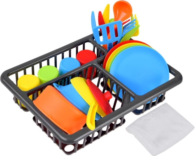 Πλήρες σετ 28 τεμαχίων για παιδική κουζίνα