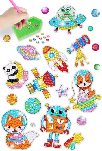 Πολύχρωμα μωσαϊκά αυτοκόλλητα